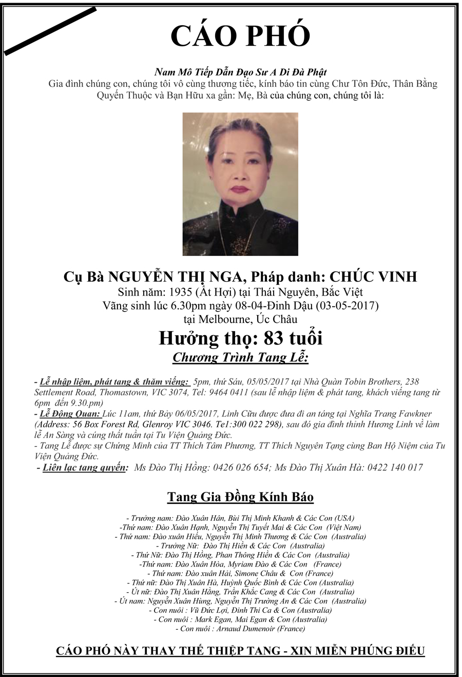 Cao Pho Tang Le Phat tu Nguyen Thi Nga_Chuc Vinh-1935-2017