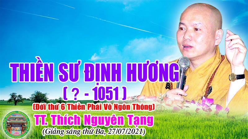 261_TT Thich Nguyen Tang_Thien Su Dinh Huong
