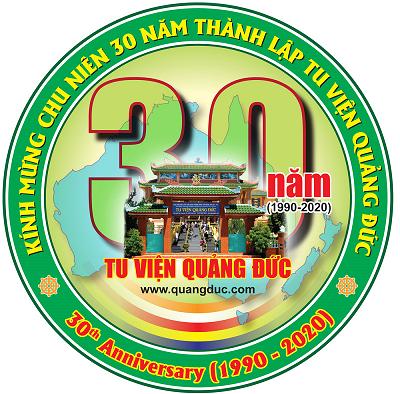 logo 30 nam Tu Vien Quang Duc