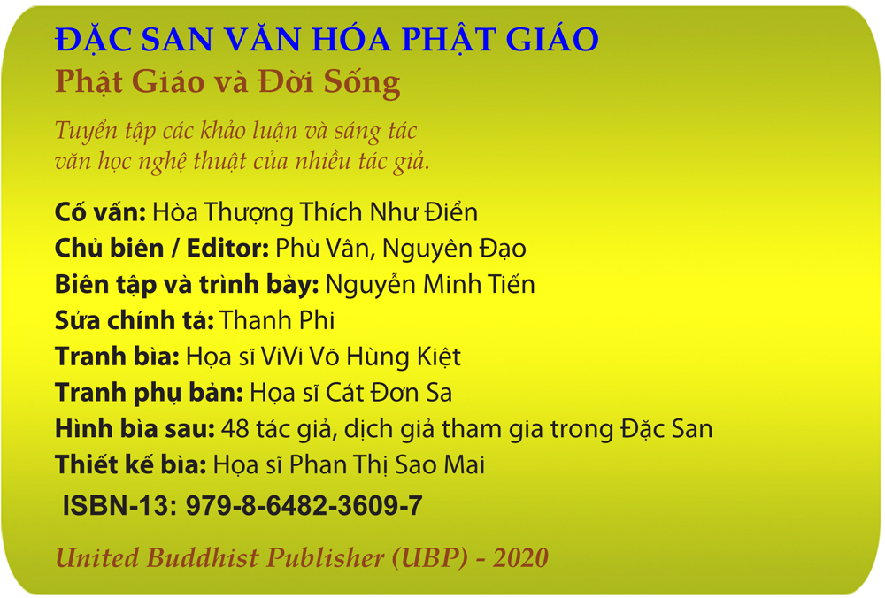 Đặc San Văn Hóa Phật Giáo của Báo Viên Giác (tháng 6-2020) -3