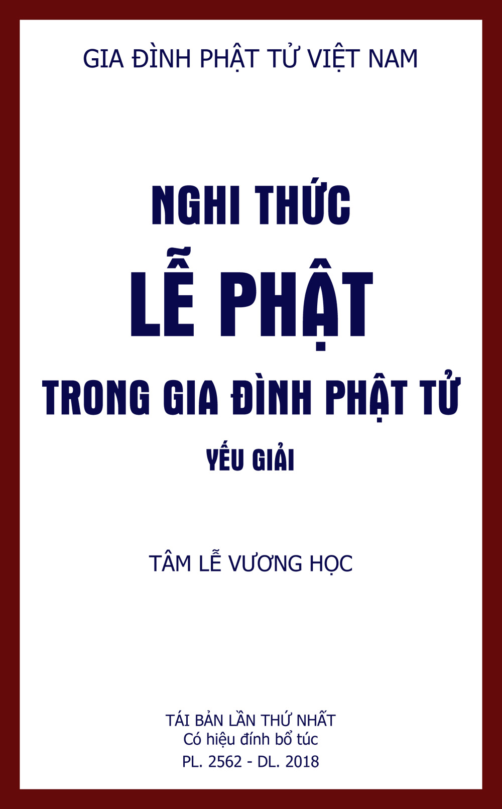 Nghi Thuc Le Phat _Tam le Vuong Hoc