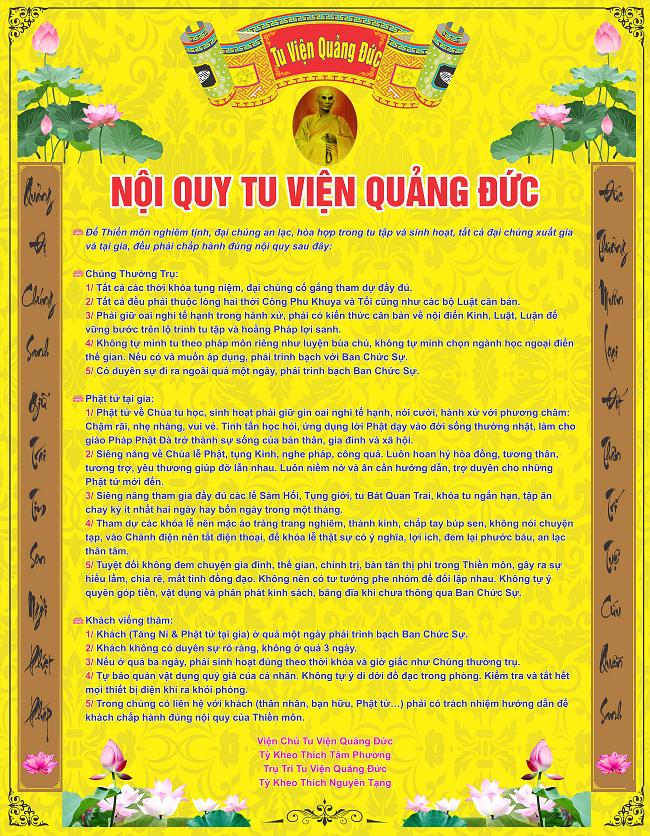 Noi quy sinh hoat tu hoc cua Tu Vien Quang Duc_2020