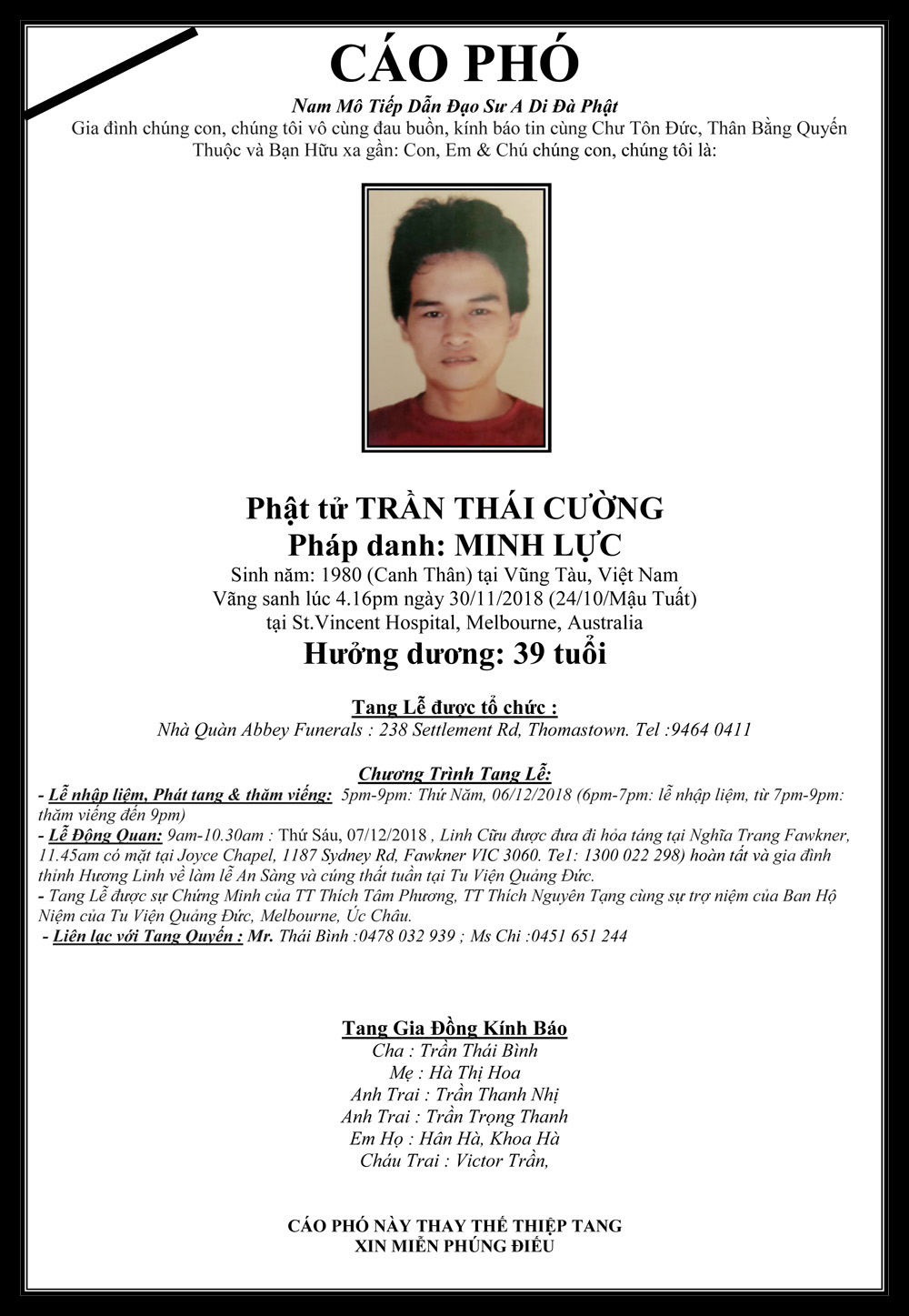 Cao Pho Tang Le Tran Thai Cuong