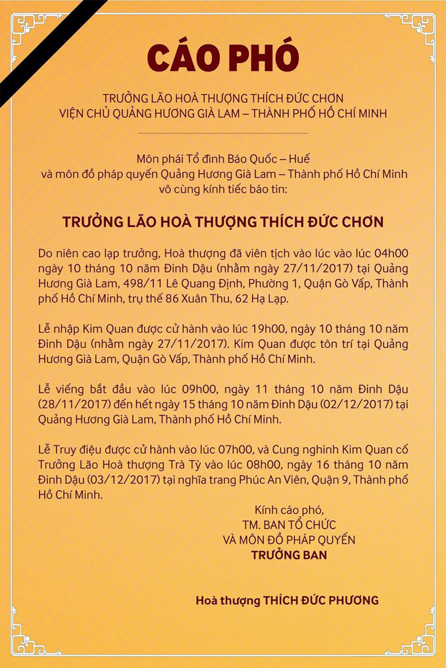 Cao Pho Tang Le HT Duc Chon