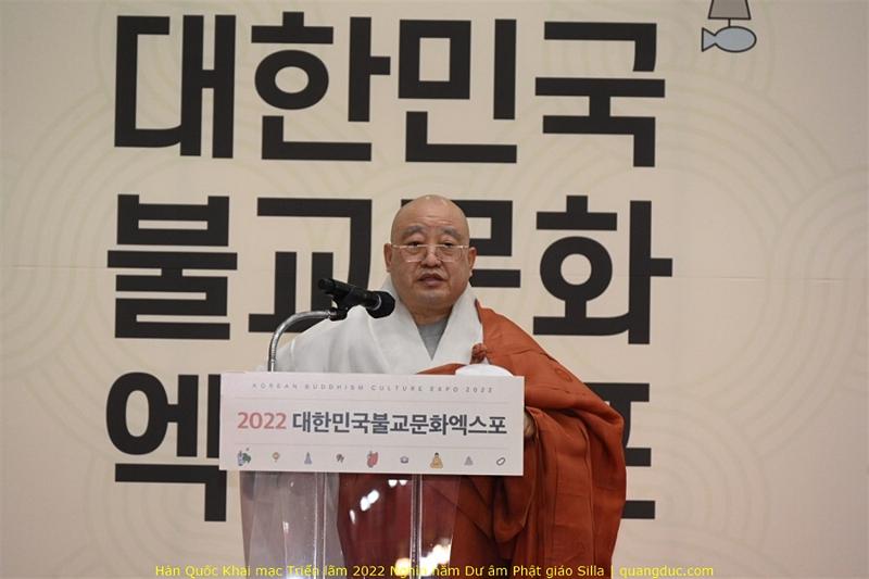 Hòa thượng Viên Hạnh, Tổng vụ Viện trưởng Thiền phái Tào Khê đời thứ 36 phát biểu