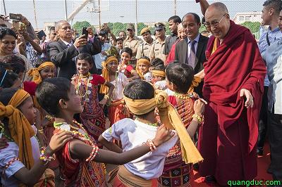 Dalai Lama and young kid 6