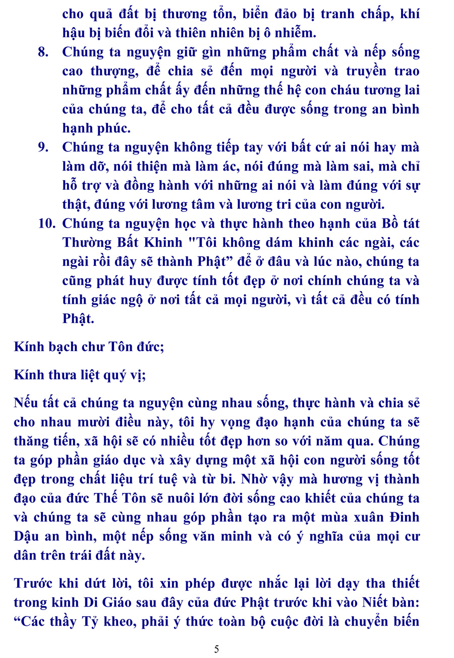 Thong Diep Thanh Dao va Xuan an binh PL 2560-5