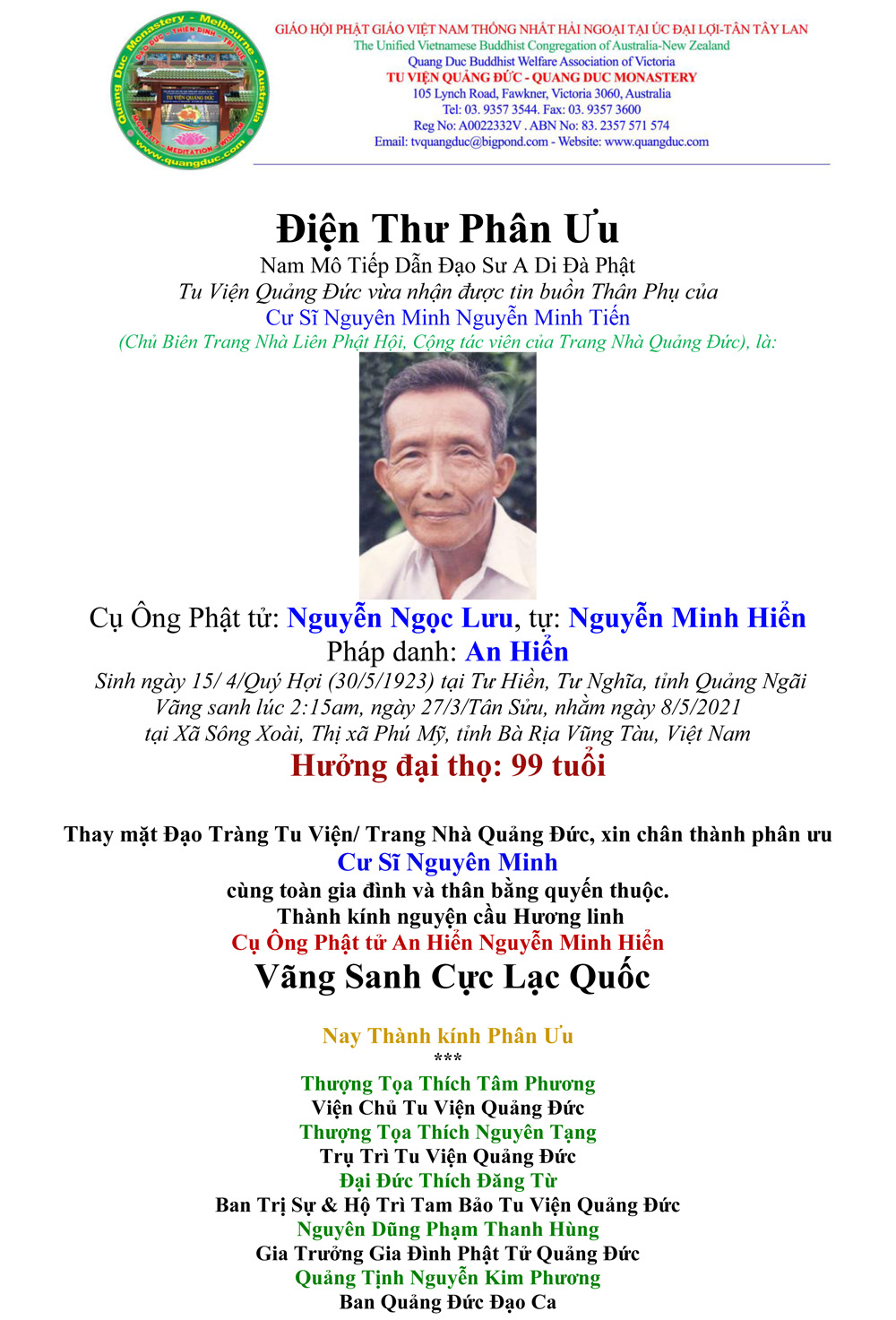 Dien Thu Phan Uu_Gia Dinh Nguyen Minh Nguyen Minh Tien