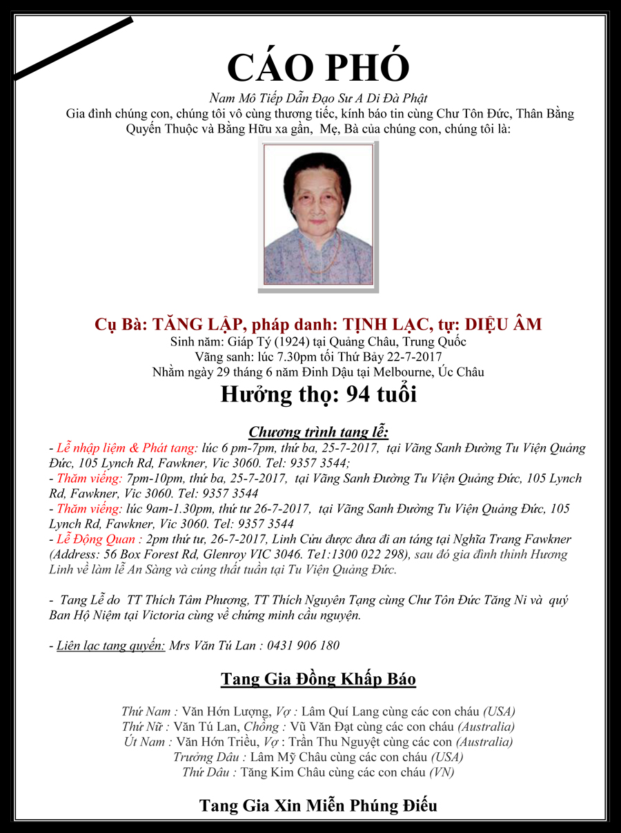 Cao Pho Tang Le Cu Ba Tang Lap-Tinh Lac_1924-2017