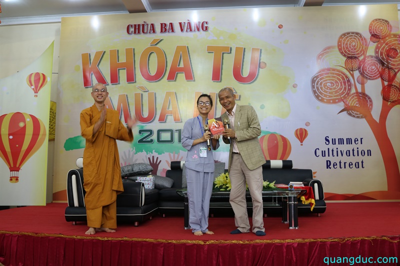 Khóa tu mùa hè với chủ đề “Khát vọng Việt” tại chùa Ba Bàng tỉnh Quảng Ninh (2)