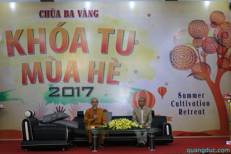 Khóa tu mùa hè với chủ đề “Khát vọng Việt” tại chùa Ba Bàng tỉnh Quảng Ninh (1)