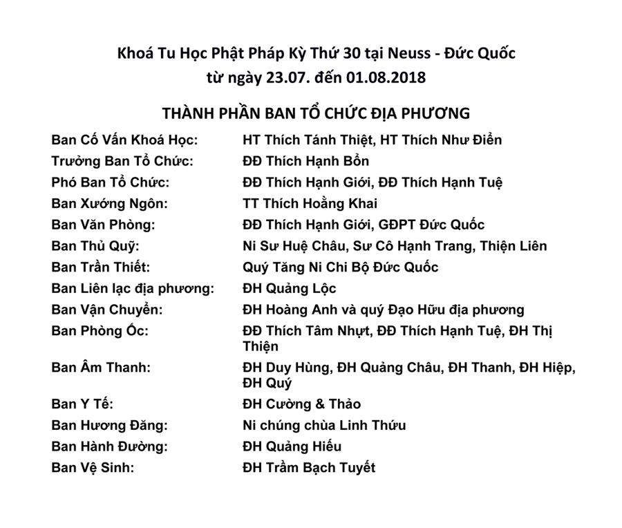 Ban to Chuc dia phuong ky 30