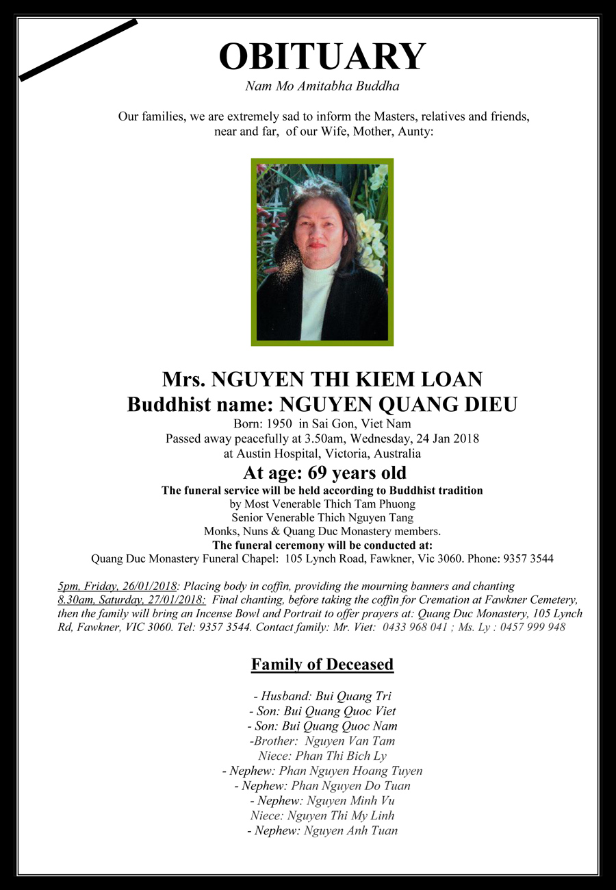 Nguyen Thi Kiem Loan_Obituary
