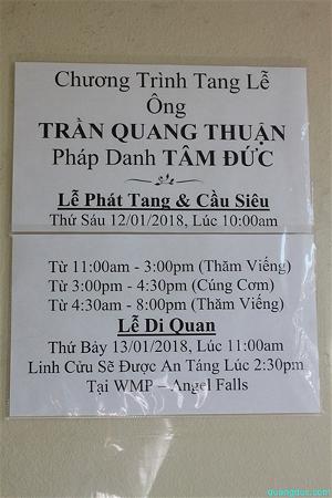 Tang Le Co Giao Su Tran Quang Thuan  Jan 12 - 2018 003