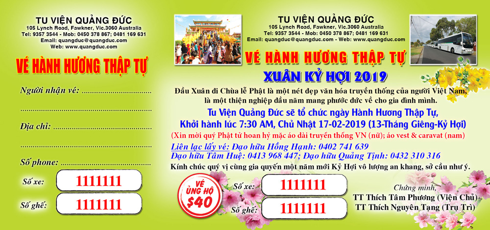 Ve Hanh Huong Thap Tu_Tu Vien Quang Duc 2019