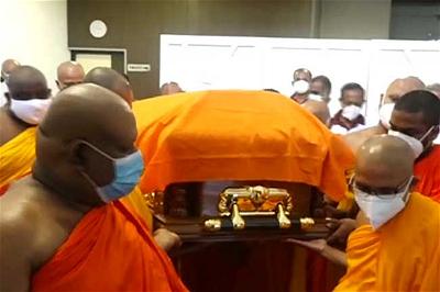 Quốc tang Hòa thượng Welamitiyawe Kusala Dhamma Thero  Phó Chủ tịch Liên đoàn Phật giáo Tăng già thế giới 3