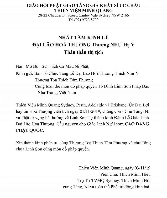 Dien Thu Phan Uu_TV Minh Quang