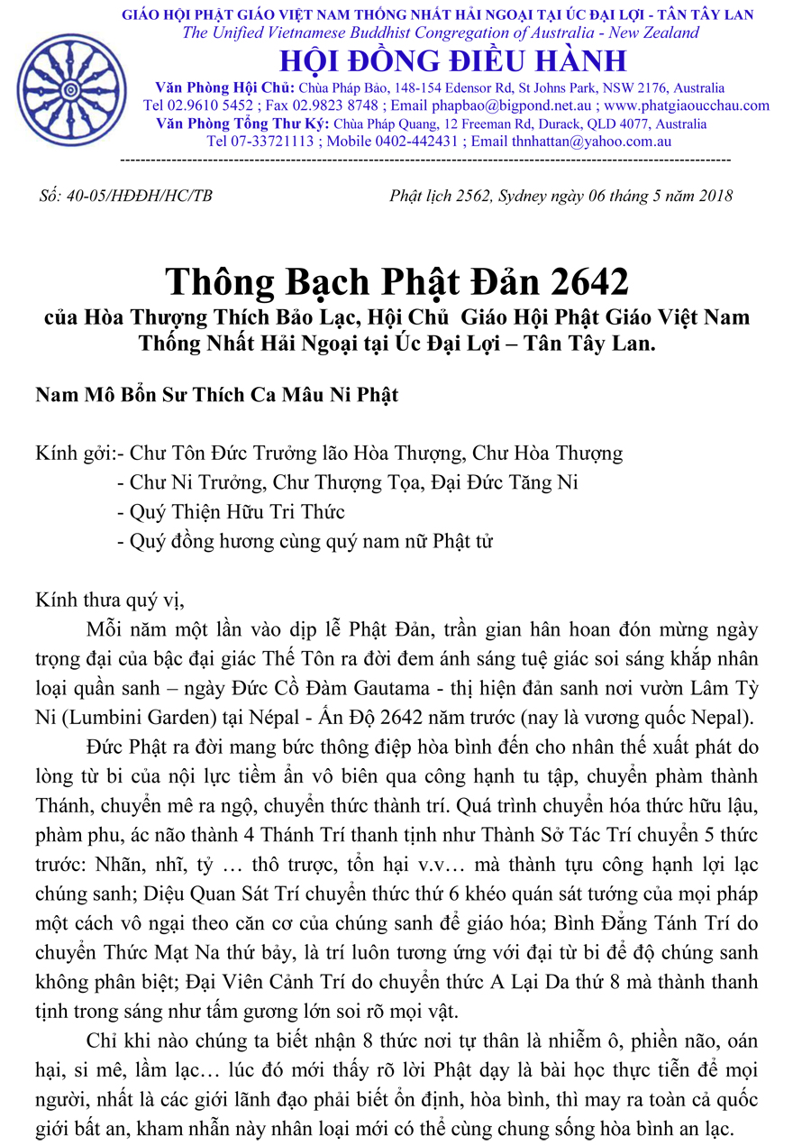 So 40-05 Thong Bach Phat Dan  2642-PGUC-1