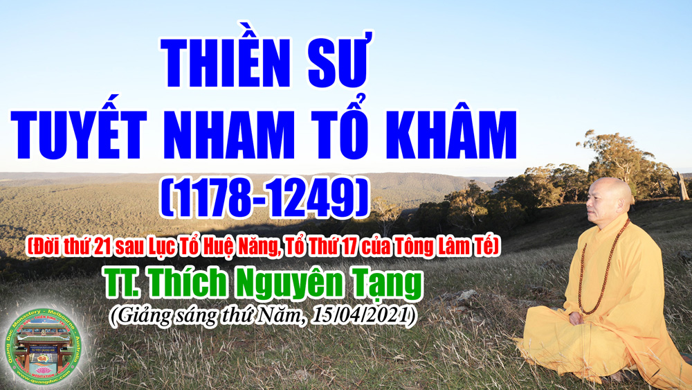 224_TT Thich Nguyen Tang_Thien Su Tuyet Nham To Kham