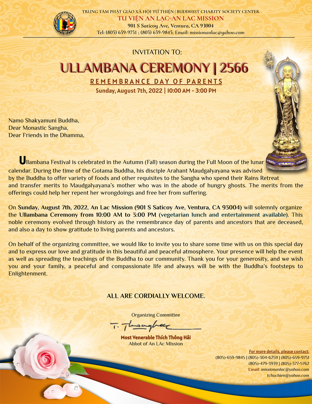 Ullambana ceremony-tv an lac