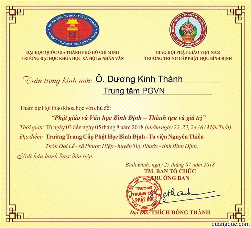 Duong Kinh Thanh_Hoi Thao Van Hoa PG Tinh Binh Dinh_2018 (5)