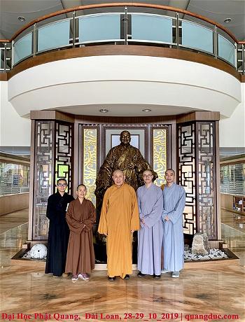 Hòa thượng Thích Như Điển ghé thăm trường đại học Phật Quang - Yilan 28-29_10_2019 (19)
