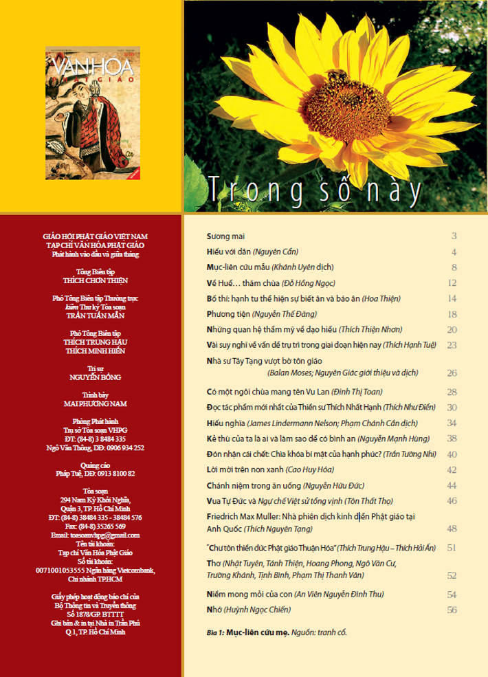 Văn Hóa Phật Giáo, số 255, ngày 15-08-2016-2