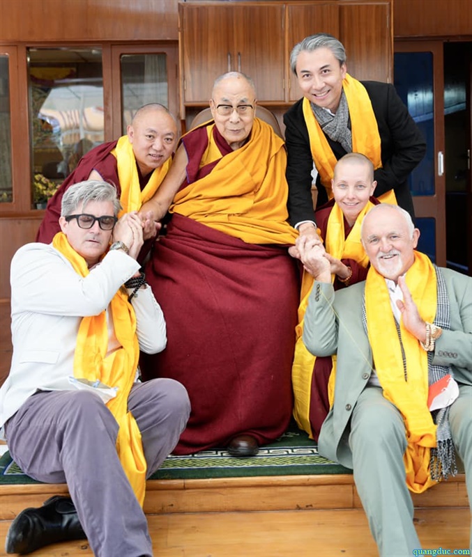 Chenrezig Institute team meeting HH Dalai Lama
