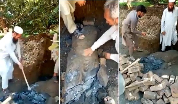 Pakistan-buddha-statue-destroyed-smashed