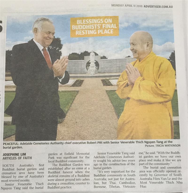 Thich Nguyen Tang_Robert Pitt_Blessing Buddhist Final Resting Place