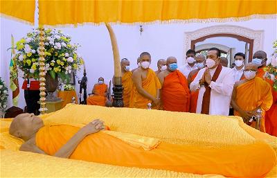 Quốc tang Hòa thượng Welamitiyawe Kusala Dhamma Thero  Phó Chủ tịch Liên đoàn Phật giáo Tăng già thế giới 4