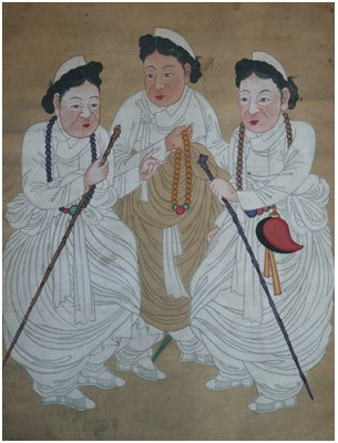 Khái lược Truyền thống Tín ngưỡng Nhân gian Hàn Quốc-2-Tam-Nữ-Thần