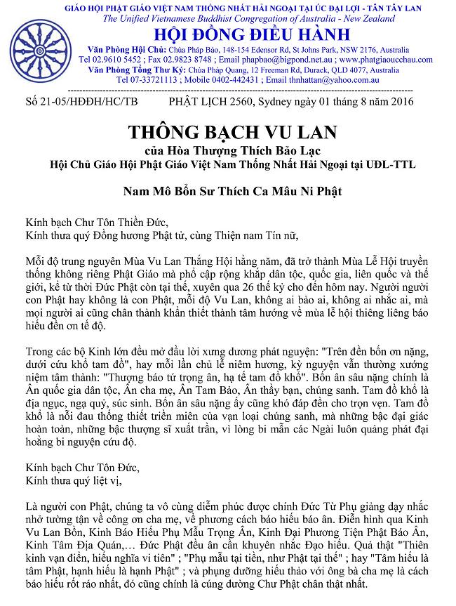 Thong Bach Vu Lan PL 2560_GH Uc Chau-page 1