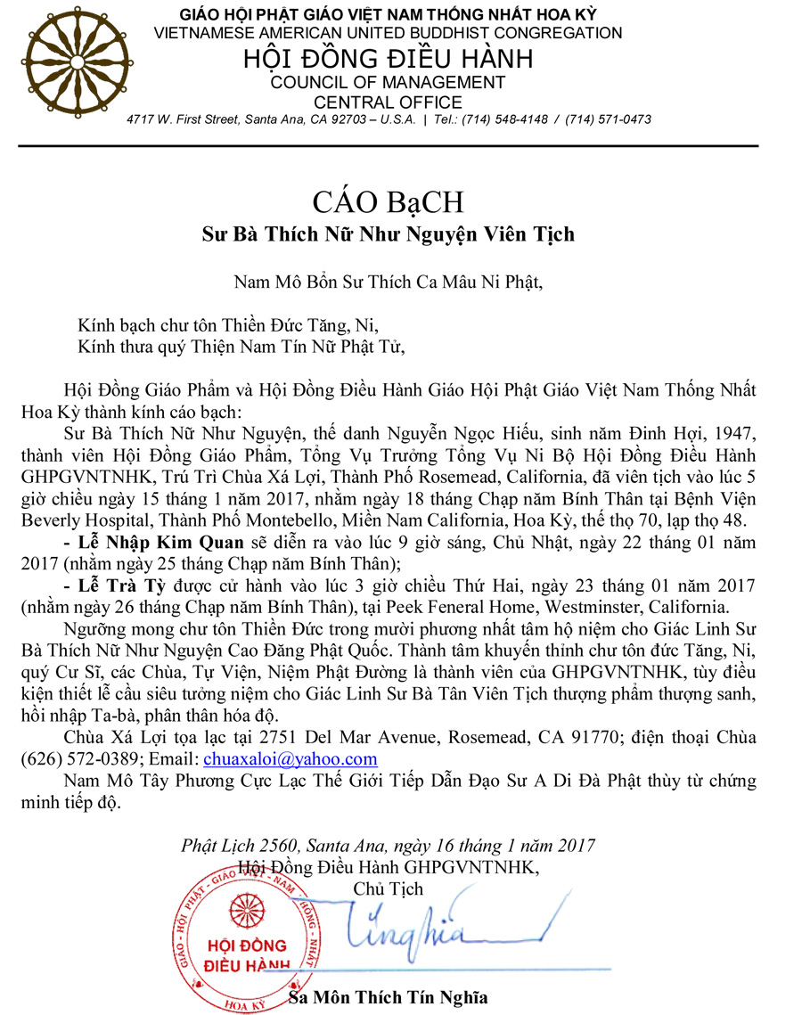 Cao Bach Su Ba Nhu Nguyen Vien   Tich _GHPGVNTNHK_ _1_