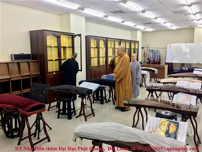 Hòa thượng Thích Như Điển ghé thăm trường đại học Phật Quang - Yilan 28-29_10_2019 (30)