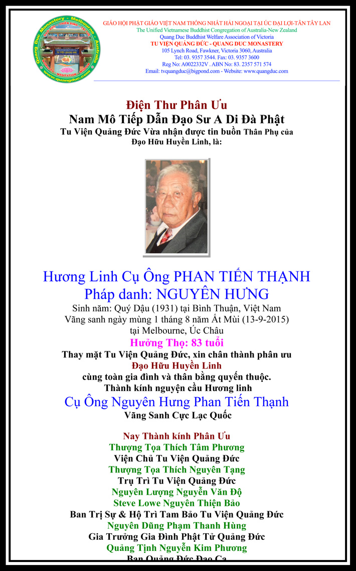 Dien Thu Phan Uu gia dinh Phan Thi Huyen Linh 