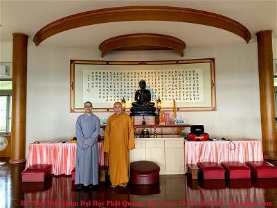 Hòa thượng Thích Như Điển ghé thăm trường đại học Phật Quang - Yilan 28-29_10_2019 (22)