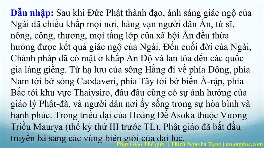 Dai cuong Lich Su Phat Giao The Gioi (3)