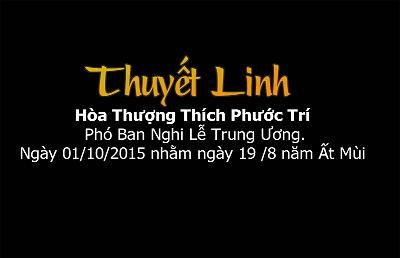 Thuyet Linh_HT Thich Phuoc Tri