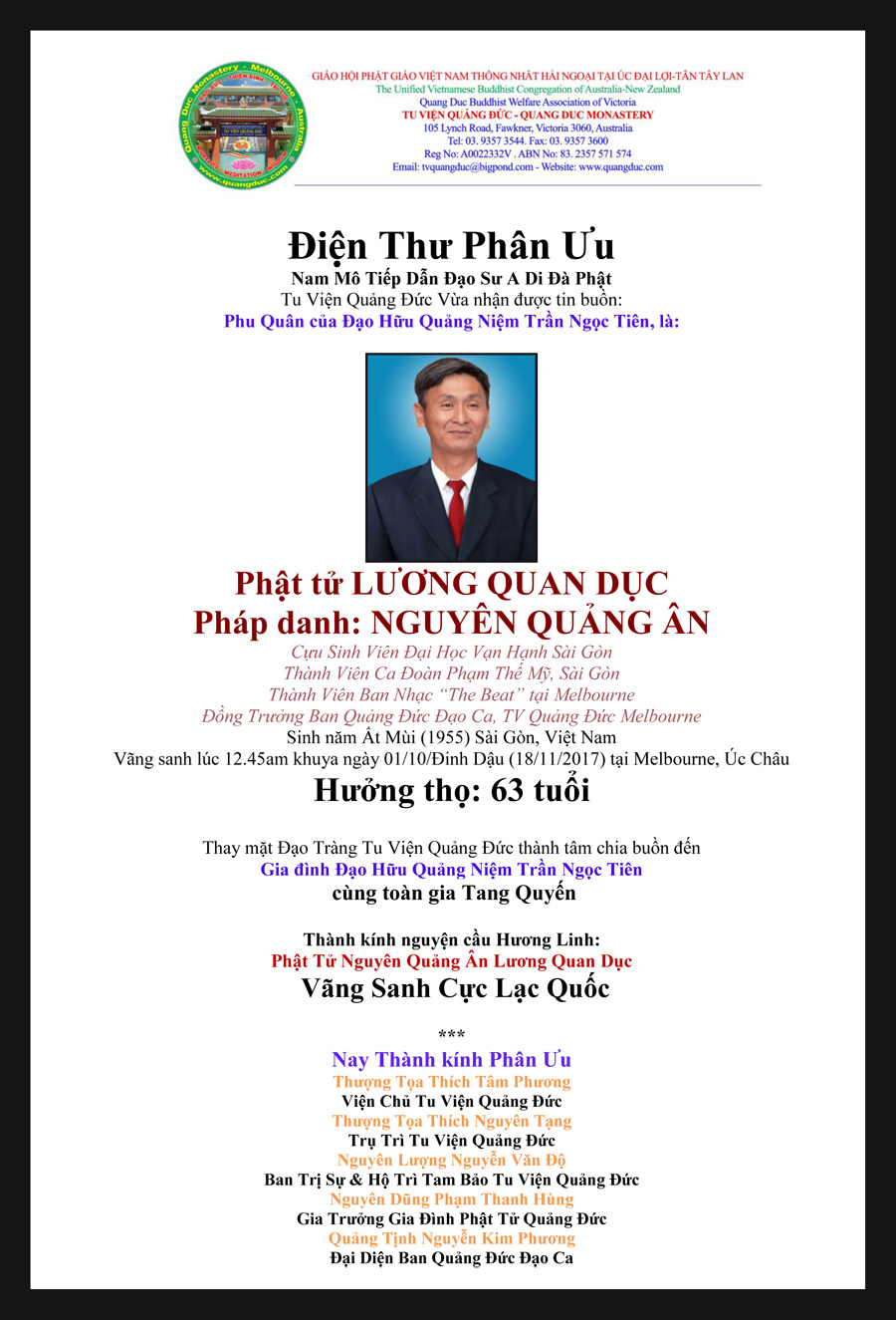 Dien Thu Phan Uu_Gia dinh_ Phat tu Luong Quan Duc-2