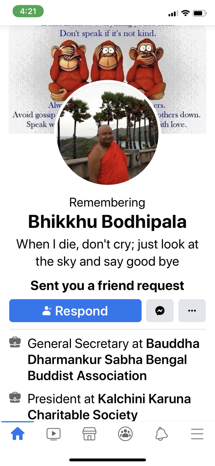 Venerable Bhikkhu Bodhipala-5