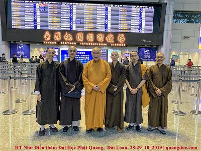 Hòa thượng Thích Như Điển ghé thăm trường đại học Phật Quang - Yilan 28-29_10_2019 (26)