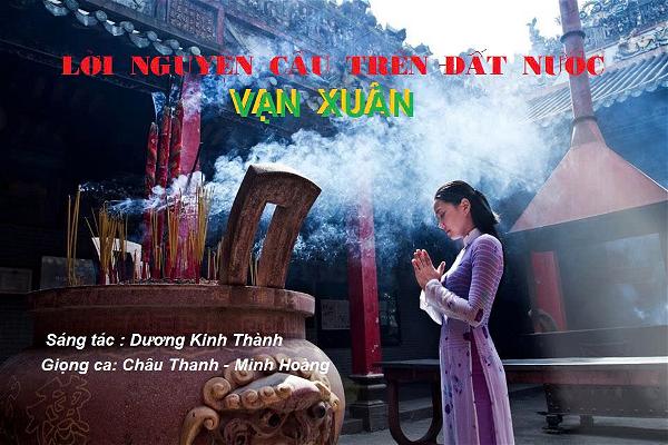 Hình bìa Lời Nguyện Cầu trênĐất Nước Vạn Xuân.