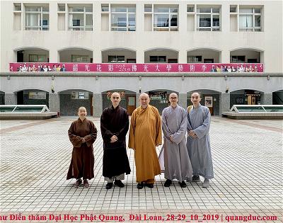 Hòa thượng Thích Như Điển ghé thăm trường đại học Phật Quang - Yilan 28-29_10_2019 (20)